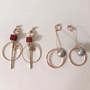 earings clips set one
